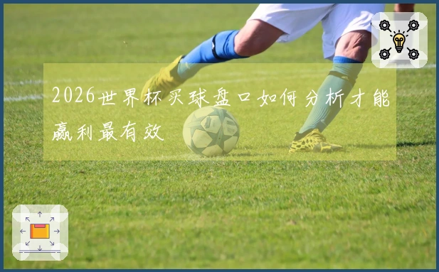 2026世界杯买球盘口如何分析才能赢利最有效